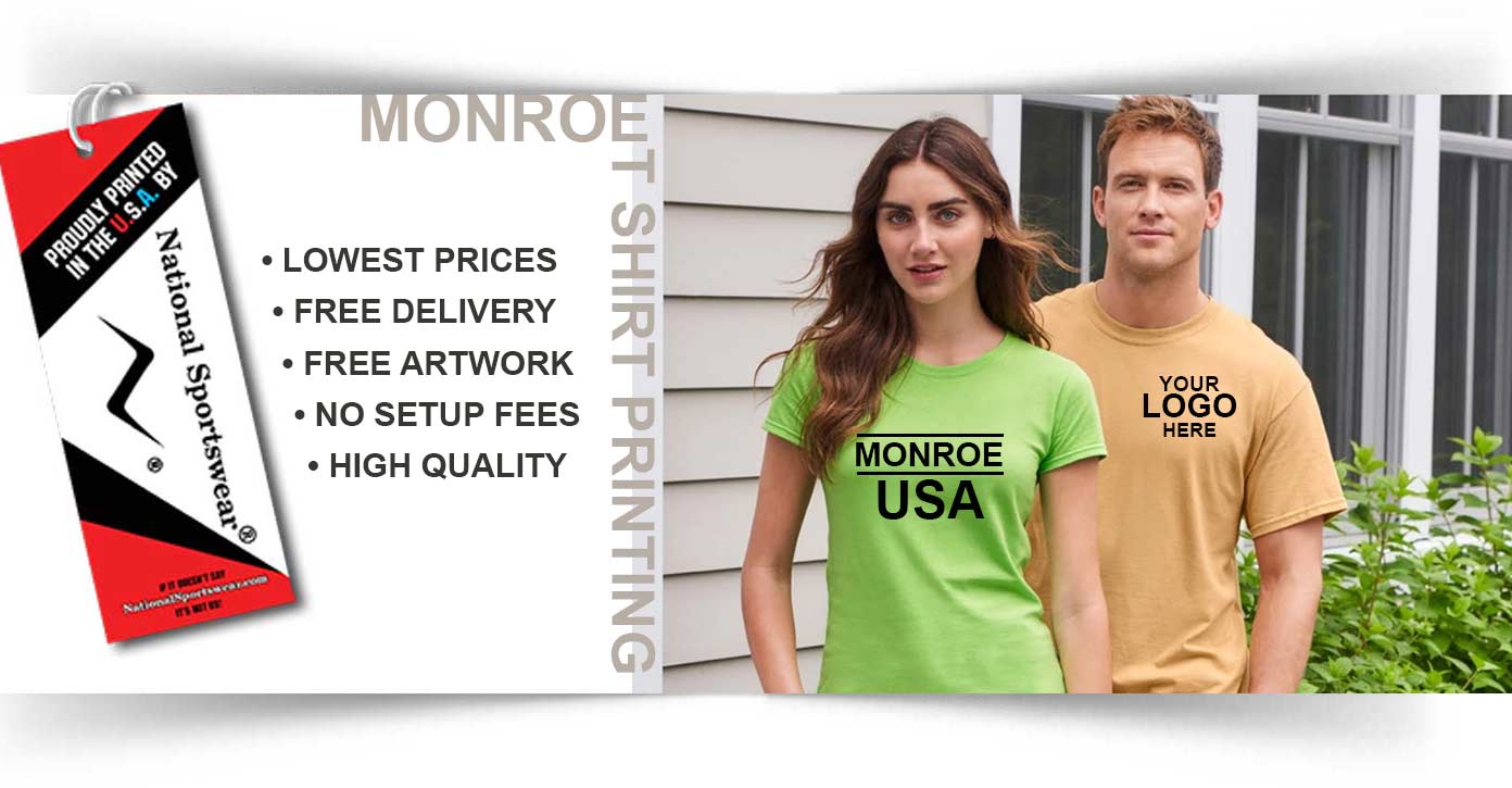 t shirt printing in Monroe North Carolina for as little as 50 cents a